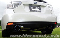 HKS Super Turbo MUFFLER Xo CvbTWRX STI GRB/GRFp (31029-AF005)yԊ֘Ȃtwőz