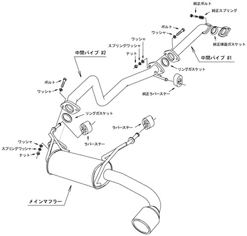 HKS Super Turbo MUFFLER スズキ ジムニー JB64W用 31029-AS004【JQR認定品】エッチケーエス スーパーターボマフラー | HKS | 05