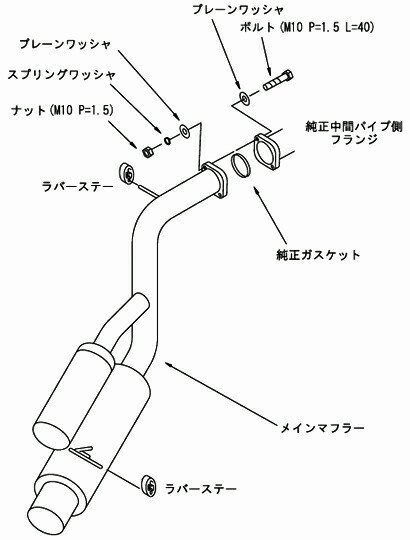 HKS（エッチケーエス） HKS Silent Hi-Power マツダ デミオ スポルト
