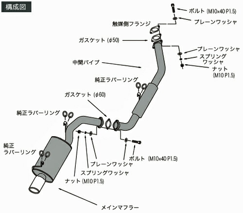 HKS LEGAL MUFFLER g^ gm/r AE86p (3302-ST029)yԊ֘Ȃtwőz