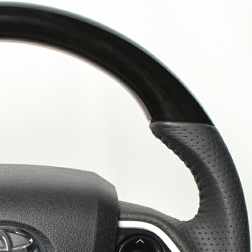 REAL STEERING オリジナルシリーズ トヨタ MIRAI ミライ JPD10用 ブラックウッド 50-BKW-BK | REAL（車） | 03