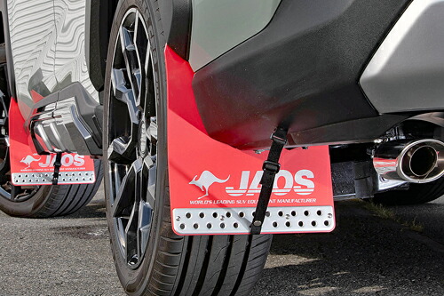専用 JAOS（ジャオス） マッドガード3 前後セット レッド トヨタ RAV4