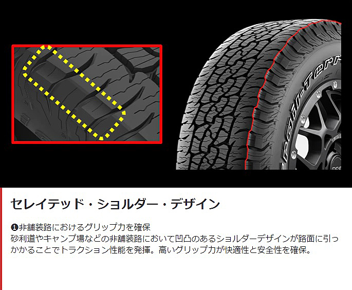 235/65R17 BFグッドリッチ トレール テレーンT/A アウトラインレイズドホワイトレター 235/65R17 108T XL 1本  :23565r17-trailterraintaow-bfg:矢東タイヤ - 通販 - Yahoo!ショッピング