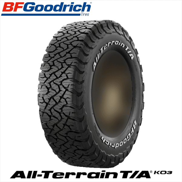 LT265/70R16 117/114S D BF Goodrich All Terrain T/A KO3 レイズドホワイトレター ビーエフグッドリッチ オールテレーンT/A KO3 1本 : bfgr at ko3 26570r16 : 矢東タイヤ