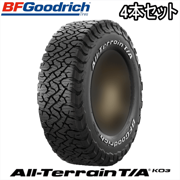 �ύ����S���o���u�t 4�{�Z�b�g LT195/80R15 107S E BF Goodrich All-Terrain T/A KO3 ���C�Y�h�z���C�g���^�[ �r�[�G�t�O�b�h���b�` �I�[���e���[��T/A KO3