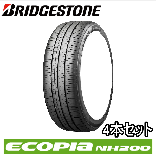 4本セット 215/45R17 91W XL BRIDGESTONE ECOPIA NH200 ブリヂストン タイヤ エコピア エヌエッチ ニヒャク｜yatoh