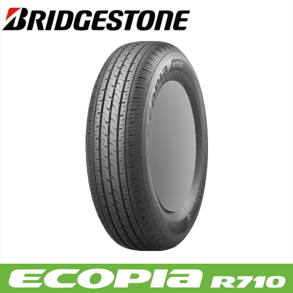 195/80R15 107/105N BRIDGESTONE Ecopia R710 ブリヂストン エコピア R710 1本 チューブレスタイヤ 新品 サマータイヤ 夏タイヤ