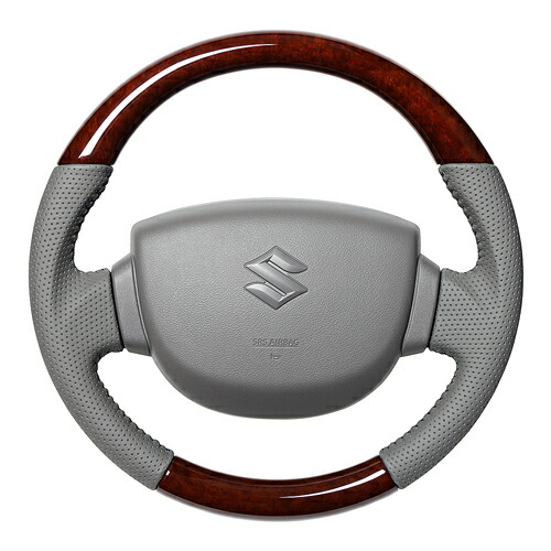 REAL STEERING オリジナルシリーズ ミツビシ ミニキャブ トラック DS16T用 ブラウンウッド EV-BRW-GL | REAL（車） | 01