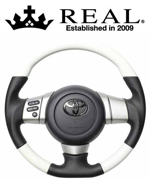 REAL STEERING �I���W�i���V���[�Y �g���^ FJ�N���[�U�[ GSJ15W�p �z���C�g�J���[ FJ-WHW-SL