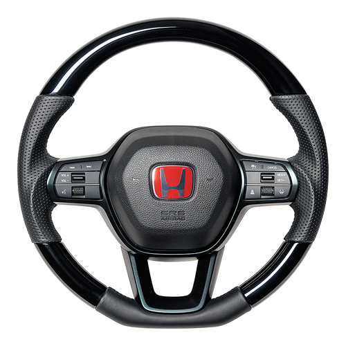 REAL STEERING �I���W�i���V���[�Y �z���_ �V�r�b�N �^�C�v R FL5�p �J���[�F�s�A�m�u���b�N (FL5-PBW-BK) ���A�� �X�e�A�����O