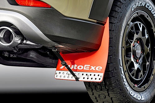 オートエクゼ AUTOEXE マッドフラップセット レッド マツダ CX-5 KF系