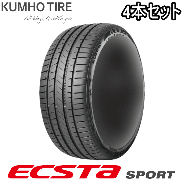 4�{�Z�b�g 205/40R18 86Y XL KUMHO ECSTA SPORT PS72 �N���z �G�N�X�^ �X�|�[�c PS72 �V�i �T�}�[�^�C�� �ă^�C��