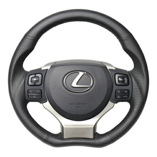 REAL STEERING オリジナルシリーズ 平行カット レクサス RC F 前期 10系用 オールレザー LXC-LPB-BK | REAL（車） | 01