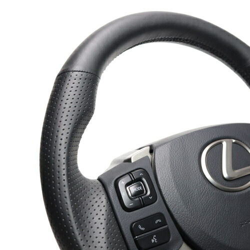REAL STEERING オリジナルシリーズ 平行カット レクサス RC F 前期 10系用 オールレザー LXC-LPB-BK | REAL（車） | 05