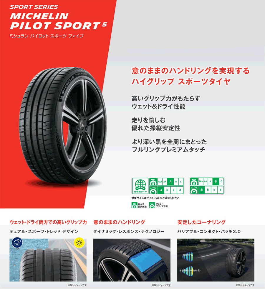 PILOT 245/35ZR19 (93Y) XL MICHELIN SPORT 5 ミシュラン パイロット