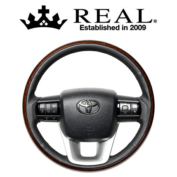 REAL STEERING �I���W�i���V���[�Y �g���^ �����h�N���[�U�[ 70 GDJ76W�p �_�[�N�u���E���E�b�h N125W-BRW-BK