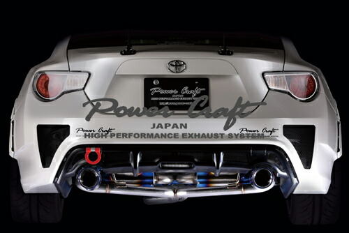 パワークラフト トルネードエキゾーストマフラーシステム ステンレス