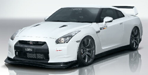 amuse フロントアンダーディフューザー 日産 ニッサン GT-R R35用 【車