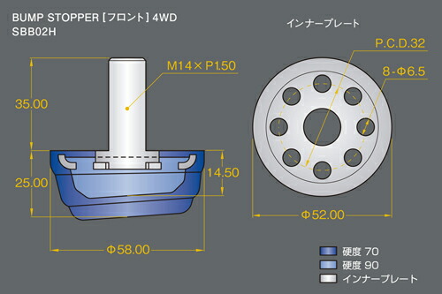 GENB（玄武） 玄武(ゲンブ) ストロークストッパー トヨタ ハイエース