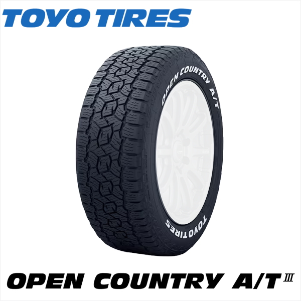 265/70R17 115T TOYO OPEN COUNTRY A/T III トーヨー タイヤ オープンカントリー A/T3 片側ホワイトレター 1本｜yatoh