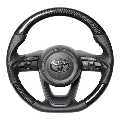 REAL STEERING オリジナルシリーズ トヨタ シエンタ MXPL10系/MXPC10系用 ブラックカーボン TYE-BKC-BK | REAL（車） | 01