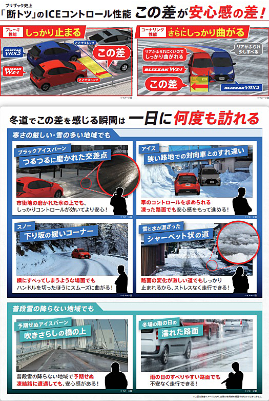 235/45R19 95Q ブリヂストン ブリザック WZ-1 BRIDGESTONE BLIZZAK WZ-1 1本 【スタッドレスタイヤ】の画像