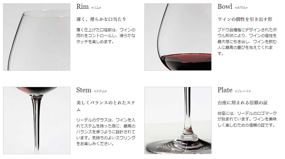 VINUM RIEDEL リーデル ワイングラス ピノ・ノワール ブルゴーニュ 2個