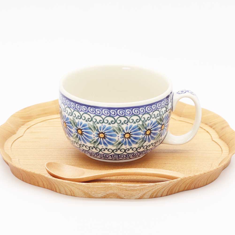 【激レア】【新品・未使用】ポーリッシュポタリー　セラミカ　スープカップ350ml Ceramika Artystyzna 【正規取扱店】ツェラミカ スープカップ 835-376