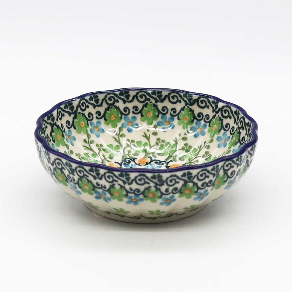 ポーリッシュポタリー　 ツェラミカ　フリルボウル12cm　2点セット Ceramika Artystyzna 【正規取扱店】ポーリッシュポタリー