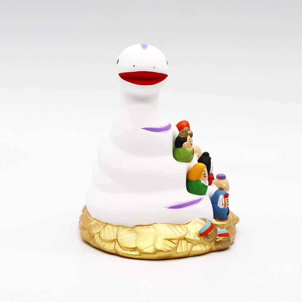 薬師窯 錦彩招福巳 七福神 薬師窯64 干支 置物 令和7年 2025年 年末