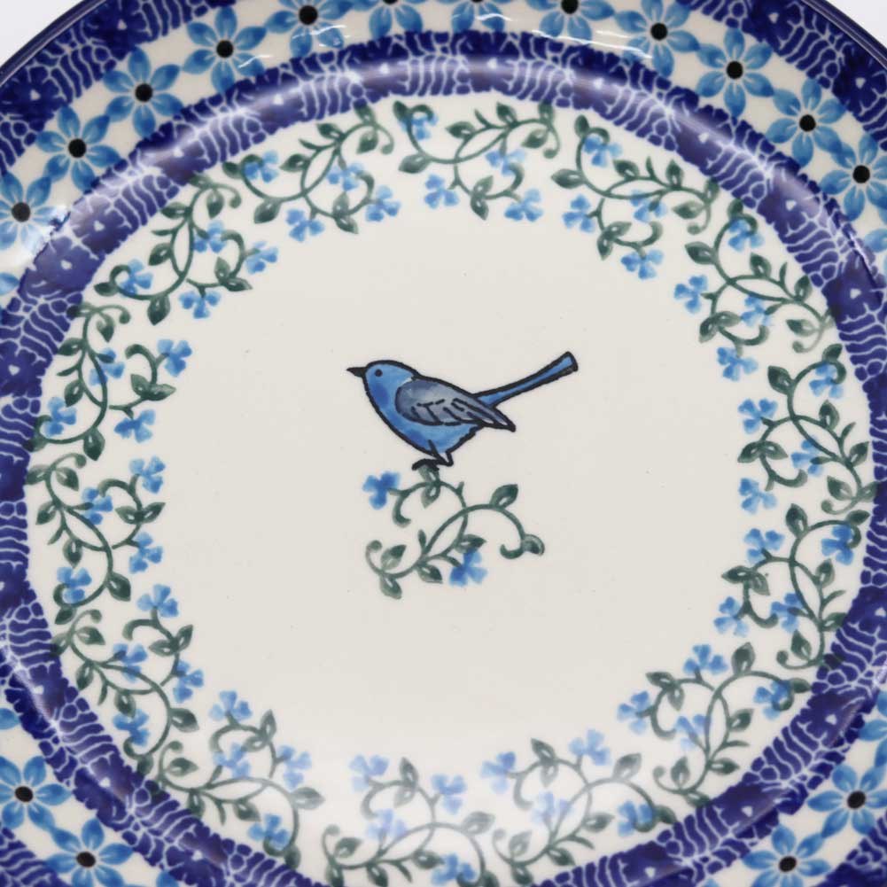 【希少品】ツェラミカ ポーランド陶器 置物 鳥 yawaragi_12039