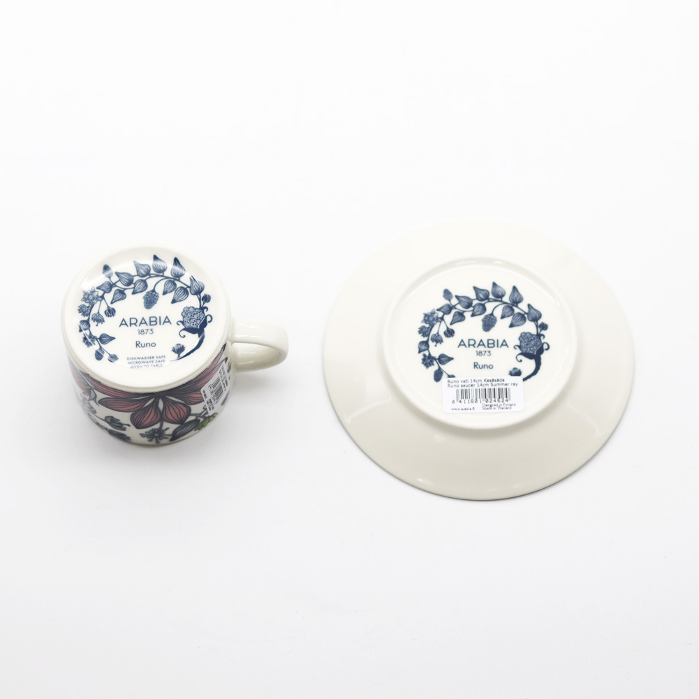 【新品】ARABIAアラビア　Lumi　カップ＆ソーサー　５客セット ARABIA（アラビア） 【正規取扱店】アラビア ルノ コーヒーカップ