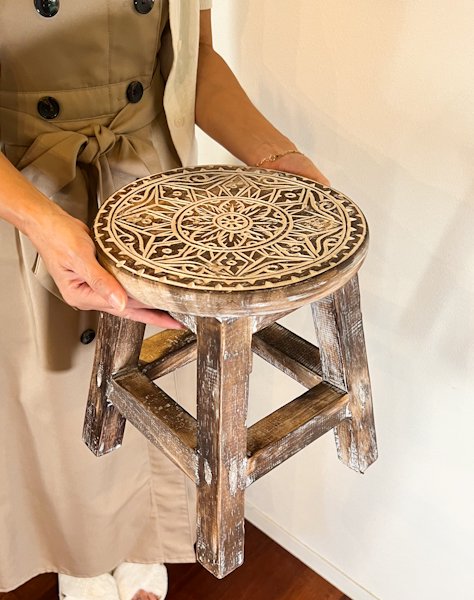 L3612-58 英国アンティーク オーク スツール 踏み台 花台 ステップ L3612-58 英国アンティーク オーク スツール 踏み台 花台 ステップ