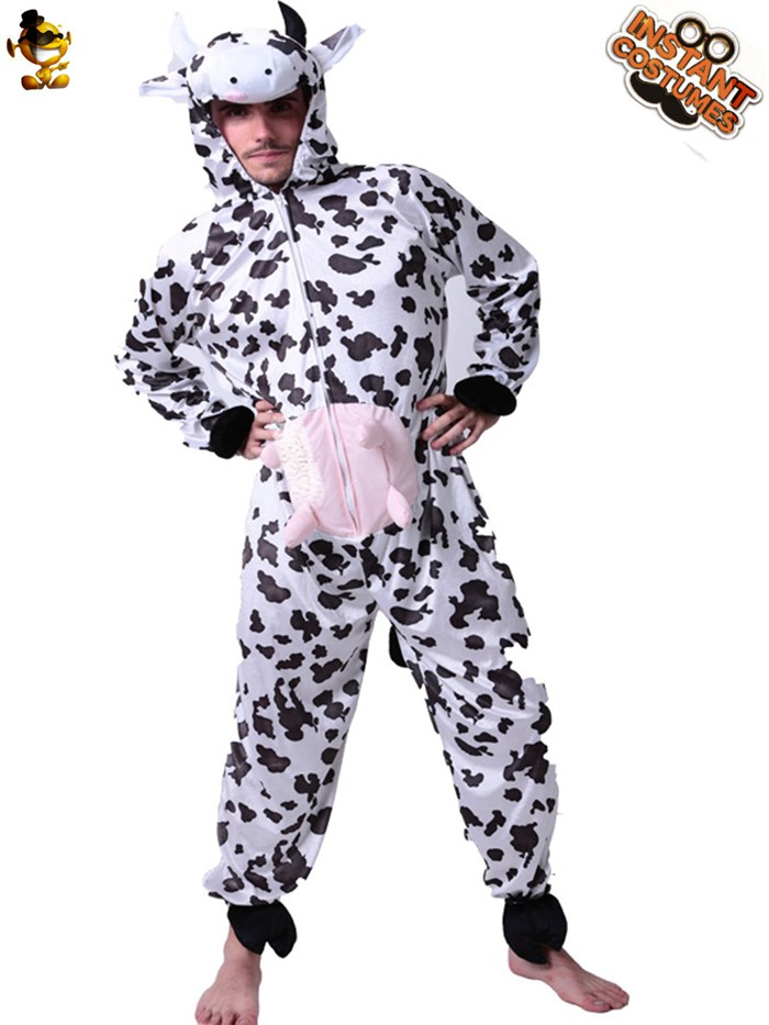 うし コスチューム パーティー ウシ 【今週の新品30%OFF】メンズ コスプレ 動物 ぬいぐるみ服 衣装 イベント 衣装 仮装 ハロウィン 大人
