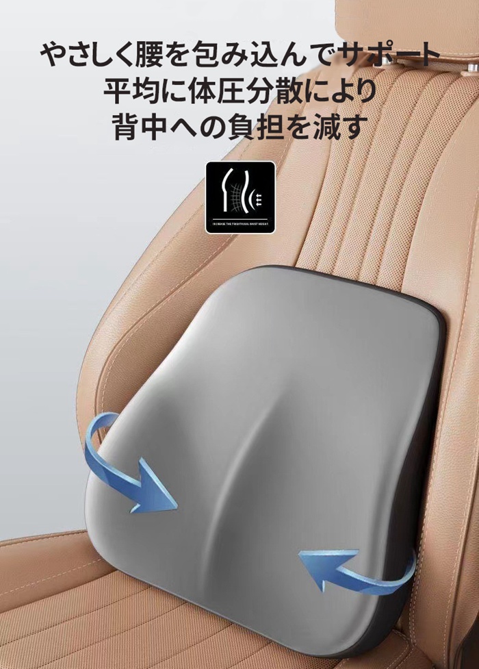 車 クッション セット ラテックス 首枕 背もたれ 腰枕 ネックパッド