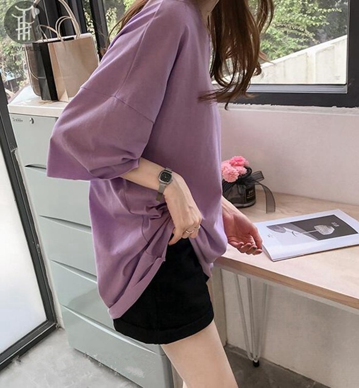 トップス Tシャツ レディース トレンド ストリート 半袖 韓国風 おしゃれ 女の子 ママ 無地 新作 春服 春物 夏 ゆったり カジュアル 体型カバー 代引不可 Pffs5 八癒ショップ 通販 Yahoo ショッピング