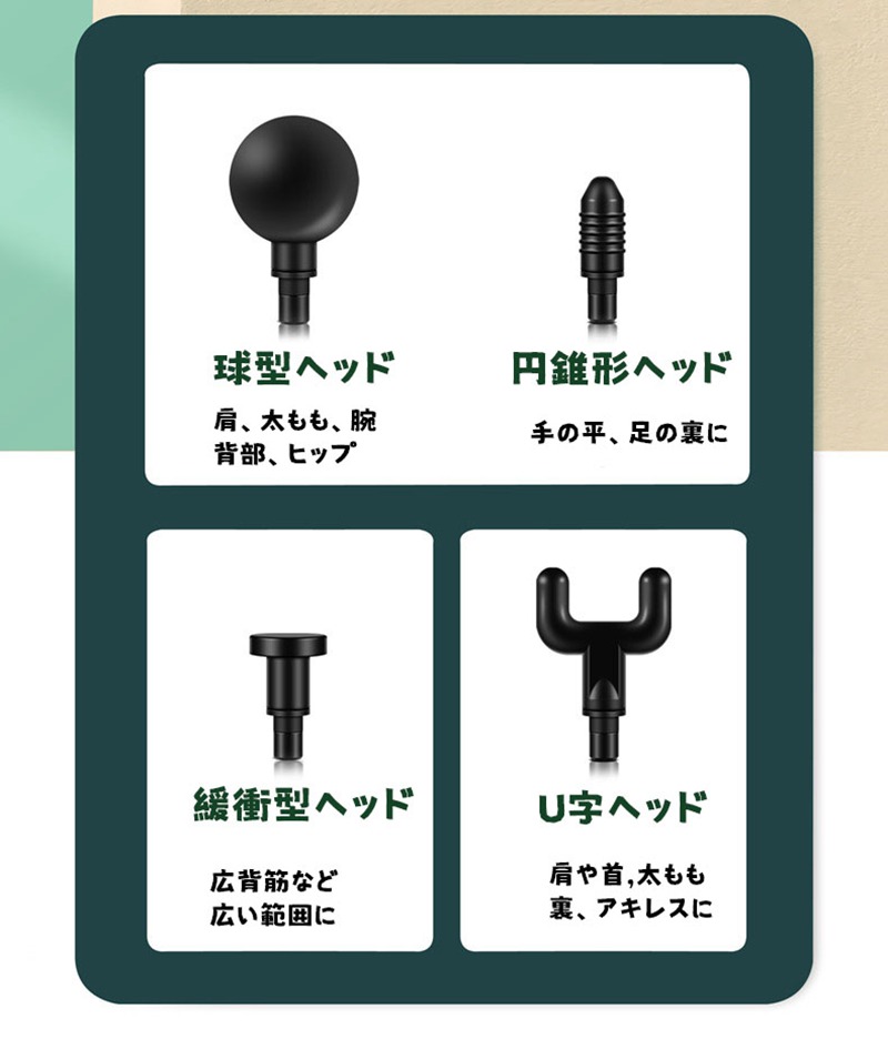 マッサージガン マッサージ機 32モード液晶表示 電動マッサージガン 筋