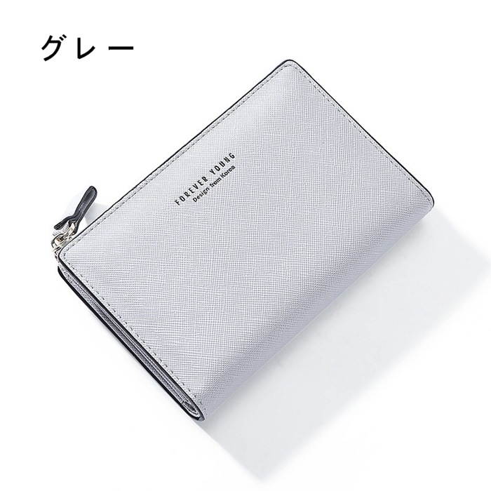 カードケース マルチケース 二つ折り 財布 L字ファスナー レディース