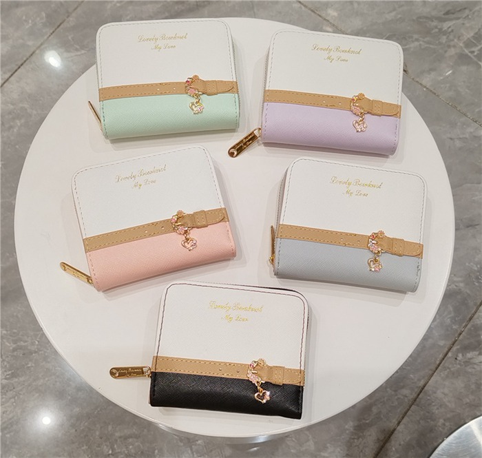 財布 レディース 二つ折り ラウンドファスナー 女子 おしゃれ