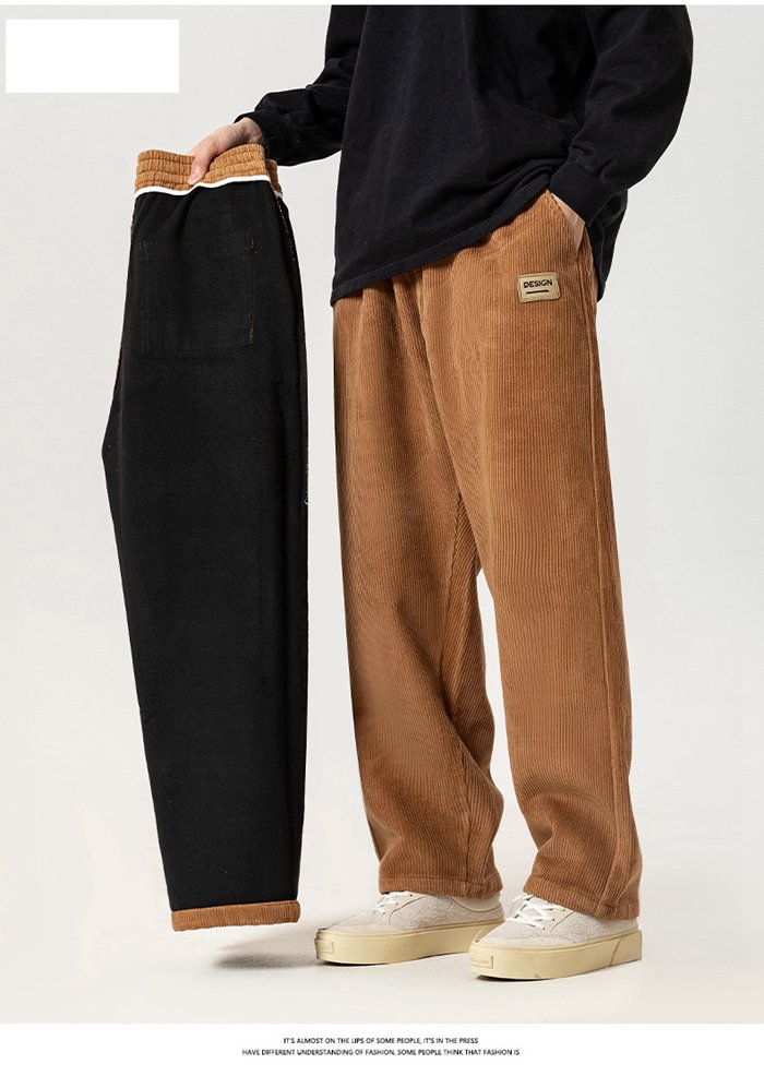 コーデュロイパンツ 裏起毛 メンズ 裏起毛パンツ 暖かい 防寒 ズボン