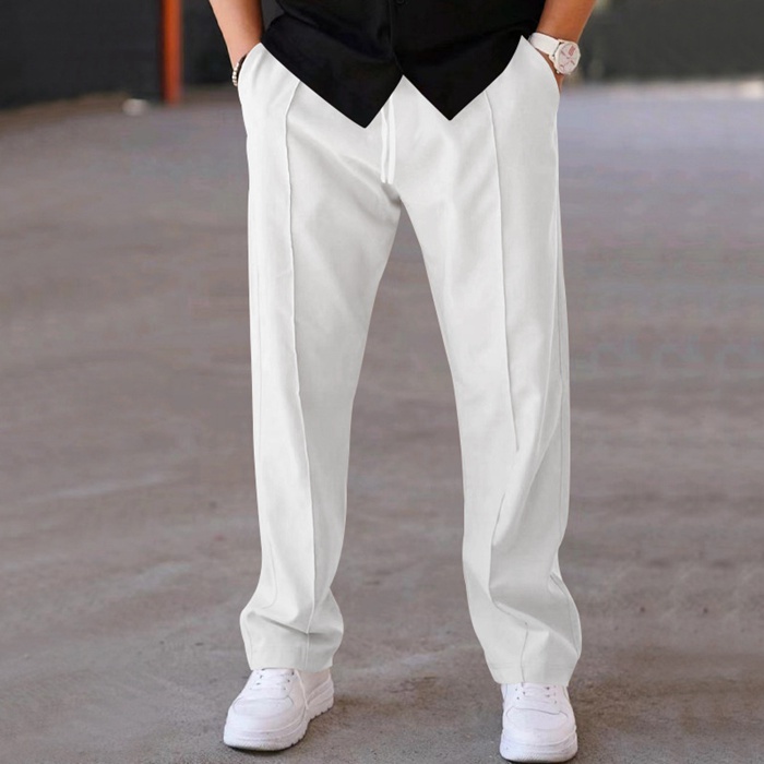 カジュアルパンツ メンズ 40代 50代 60代 センタープレス ストレートパンツ 紳士 大人 メンズファッション |  | 11