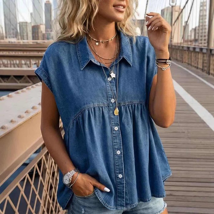 デニムチュニック（サイズ（S/M/L）：4L～）の商品一覧 通販 - Yahoo