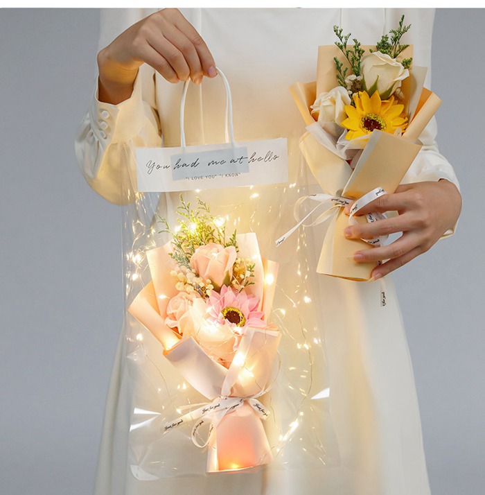 ソープフラワー 造花 石鹸花 花束 枯れない花...の詳細画像5