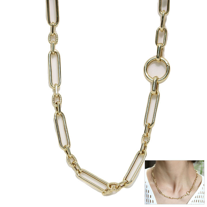 (C072942)750 YG ネックレス ターラントチェーン ITALY C072942)750 YG ネックレス ターラントチェーン ITALY - メルカリ