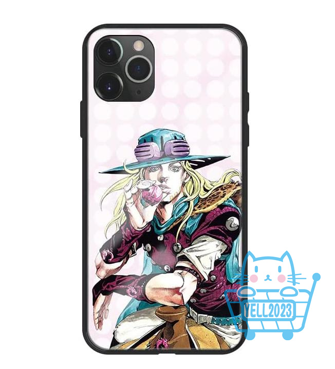 ジョジョの奇妙な冒険 スマホケース ガラス スマホカバー JOJO 吉良吉