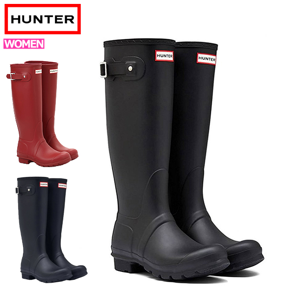 HUNTER ハンター レインブーツ 長靴 ブーツ レディース 完全防水 雨 WOMENS ORIGINAL TALL BOOT  ^WFT1000RMA【hnt002-4】^