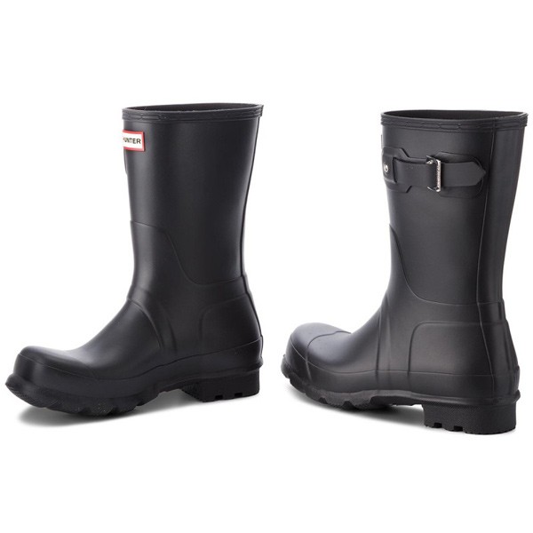 HUNTER（ハンター） レインブーツ メンズショート ブーツ 長靴 雨 防水