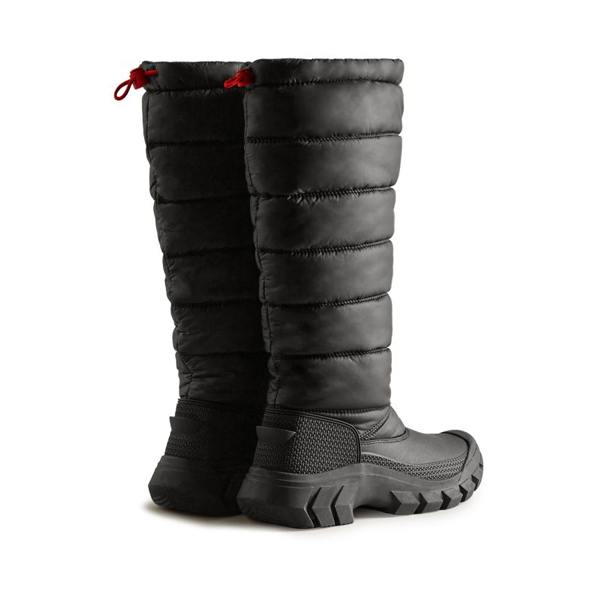 数々の賞を受賞 UK6/25cm ブラック BOOT SNOW TALL INTREPID WOMENS