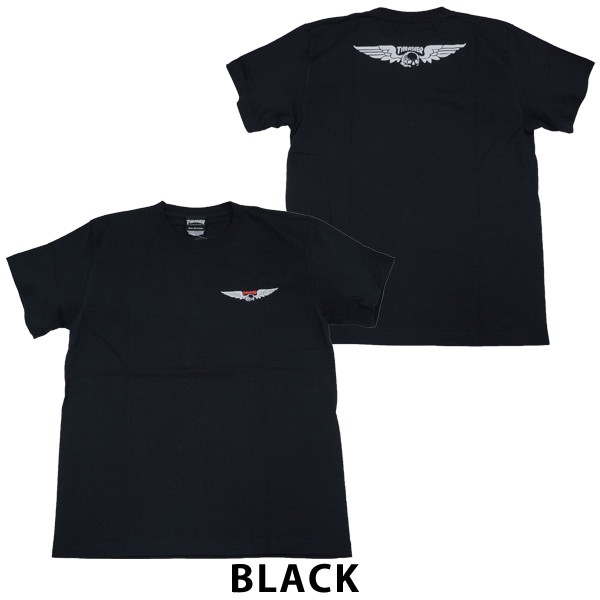 THRASHER スラッシャー ウィング スカル Tシャツ メンズ WING