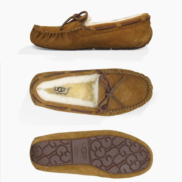 UGG アグ モカシン ダコタ レディース ファー フラットシューズ 靴 ムートン 暖かい スエード ボア ^DAKOTA 5612【ug001】^  :ug001:Yellow - 通販 - Yahoo!ショッピング